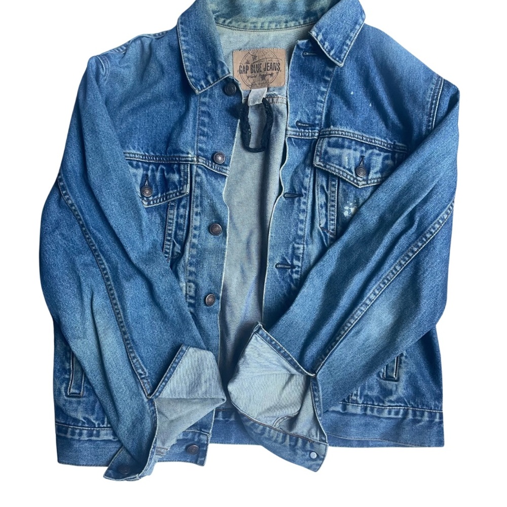 Vintage GAP Distressed Denim Jacket - Picture 3 of 7